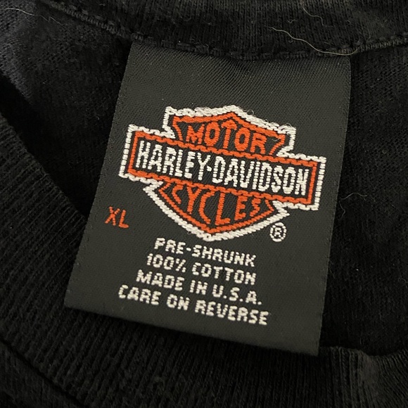 Vintage 90s Harley Davidson motorcycle tee shirt. single stitch made in the USA - Picture 7 of 9